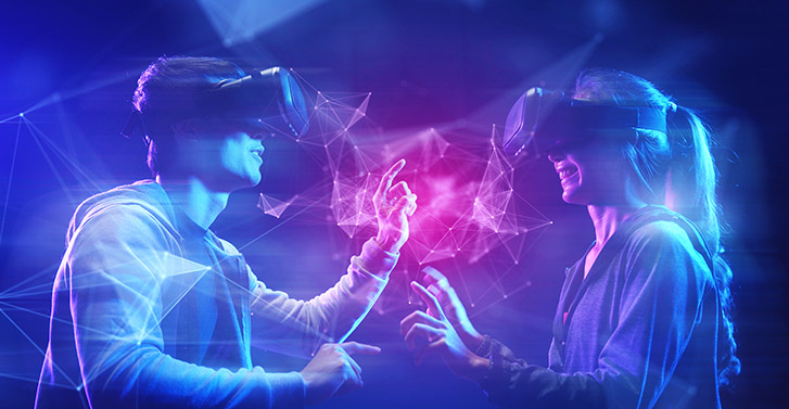 Métavers jeux 3D casques réalité virtuelle