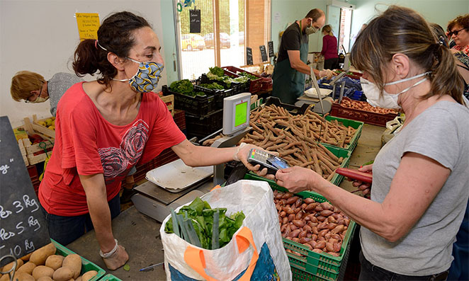 marché de fruits et légumes